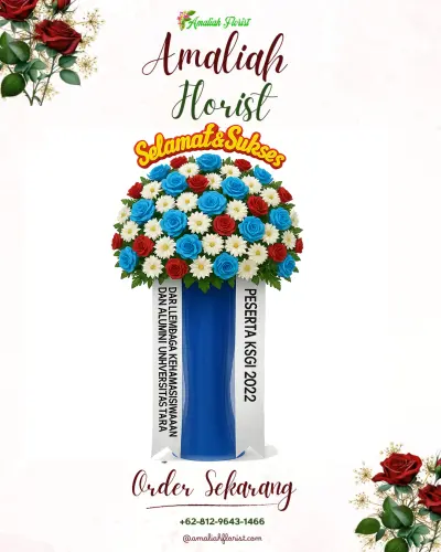 Standing Flower di Yayasan Kematian Eko Mandiri (rumah Duka)
